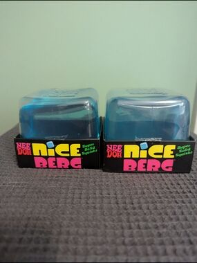 Nice Berg Large Squishy Toy - Blue -2 Pack
